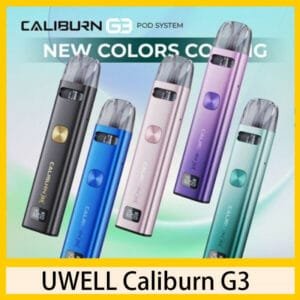 UWELL Caliburn G3咖哩棒G3 KIT電子煙2主機官網評價說明書