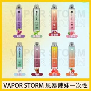 VAPOR STORM風暴辣妹一次性主機充電7500口（5%）